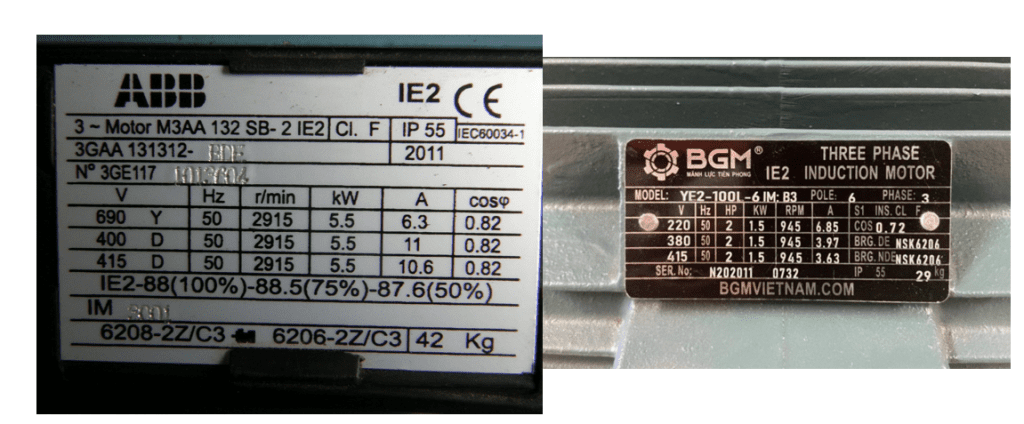 Thông số ampe trên một số thiết bị điện
